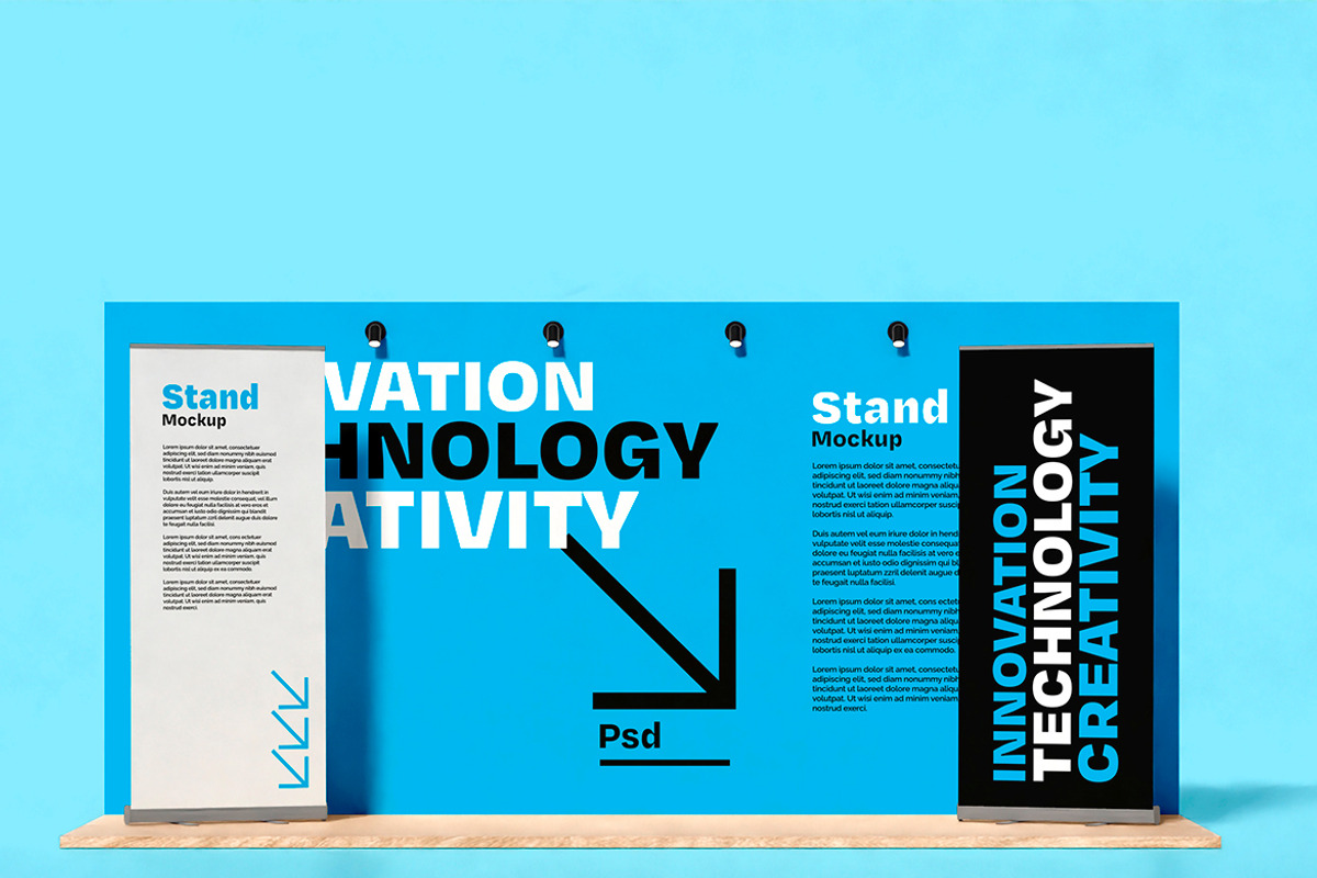 Exhibition Stand Mockup, an Advertising Mockup by Mego-studio (Photo 3 of 3)