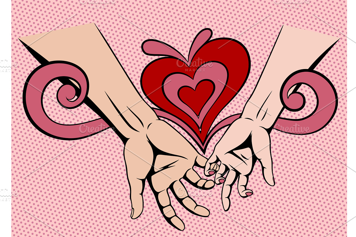Couple in love, background concept, an Object Illustration by the8monkey