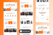 Growthora - Digital Marketing Agency, a Landing Page Template by SLAB! Design (Thumbnail 3 of 4)