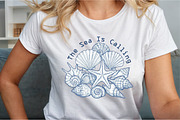 Summer Beach Seashell Doodle PNG, an Illustration by Sublimation Artist (Thumbnail 6 of 9)