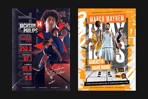 5 Basketball Poster Templates