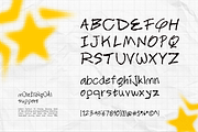 Golden Quirk Hand-Drawn Display Font, a Handwritten Font by YossyOneStd (Thumbnail 3 of 6)