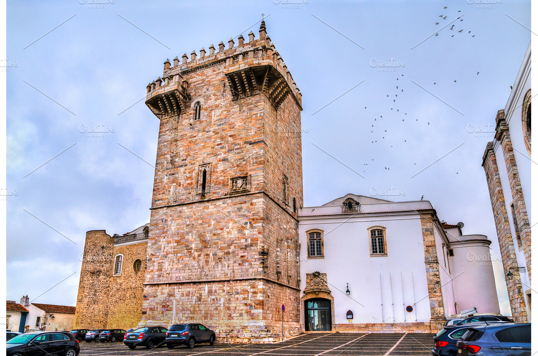 The Castle of Estremoz in Portugal, an Architecture Photo by Leonid Andronov
