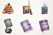 Halloween Books Sublimation, an Illustration by RobertsArt (Thumbnail 4 of 7)