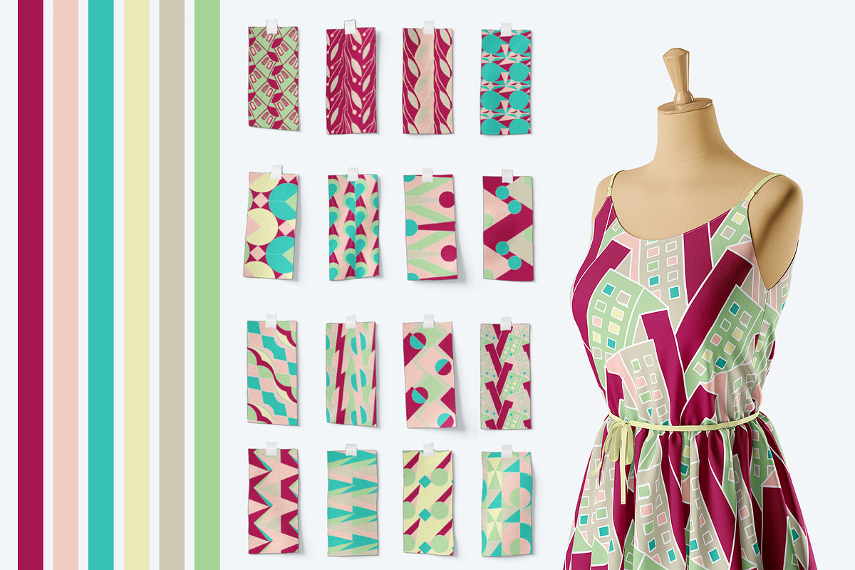 Surreal geometric abstract patterns, a Pattern Graphic by Pachel (Photo 4 of 9)