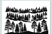 Majestic Pine Trees SVG, a Finance Illustration by Amazin_art (Thumbnail 13 of 32)