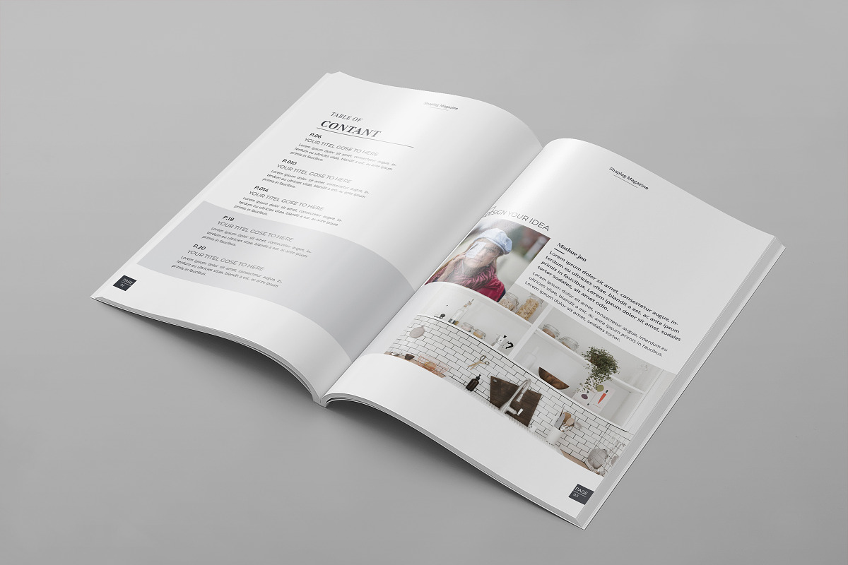 Magazine Layout Template, a Magazine Template by obidullah_01 (Photo 3 of 9)