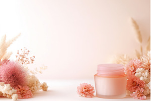 Elegant cosmetic cream jar, a Beauty & Fashion Photo by Lermont51