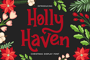 Holly Haven Serif Display Font, a Font by PutraCetol Studio (Thumbnail 1 of 5)