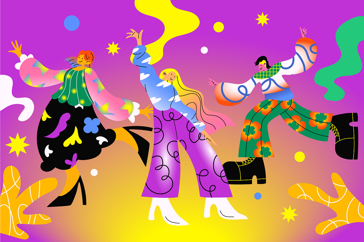Purple Fashion Illustration, a Person Illustration by graphicook