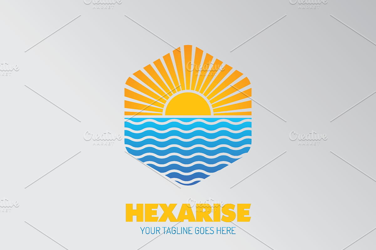 Hexarise Logo, a Branding & Logo Template by MLJ studios (Photo 3 of 5)