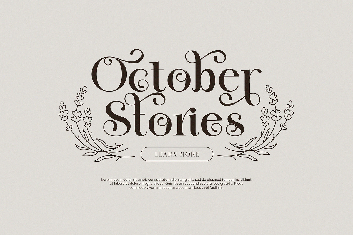 Emitron Elegant Serif Font, a Serif Font by Perfectype (Photo 2 of 8)