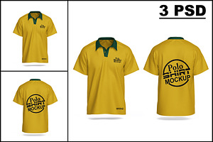 Polo T-Shirt Mockup, an Apparel Mockup by mockupbuys