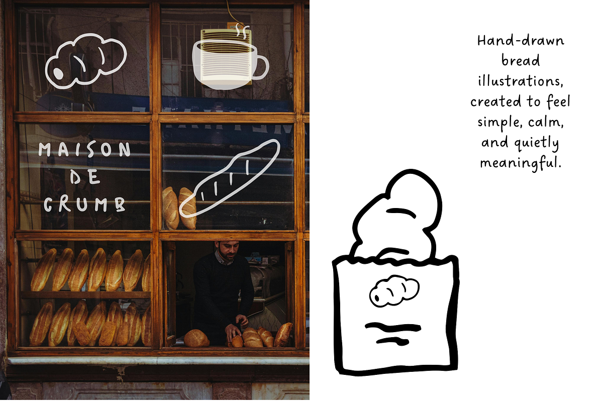 140+ Bread & Bakery Hand-Drawn Set, a Food Illustration by The Journey Atelier (Photo 9 of 20)