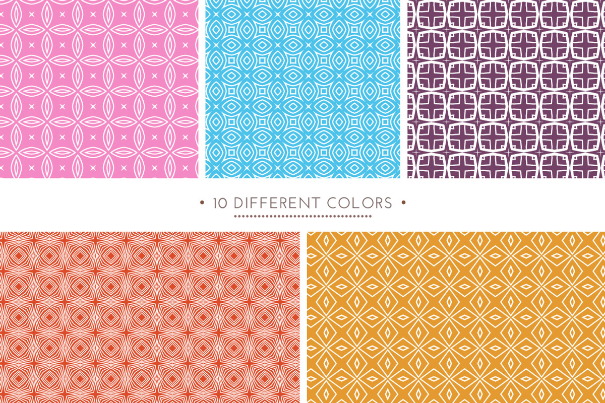 Set of 10 simple patterns Vol. 3 preview 3