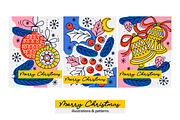 Christmas doodles, an Illustration by Nastya Tkachova (Thumbnail 2 of 8)