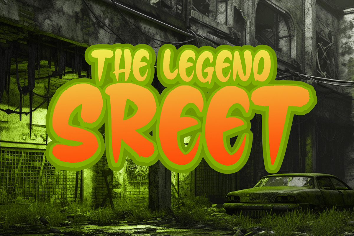 GRAFFITI BRAVES MODERN DISPLAY, a Handwritten Font by dansdesign (Photo 4 of 8)