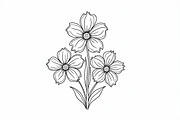Floral Coloring Book for Adults, an Illustration by Designs_River (Thumbnail 5 of 9)