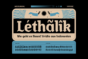 Lethalik Blackletter Experimental