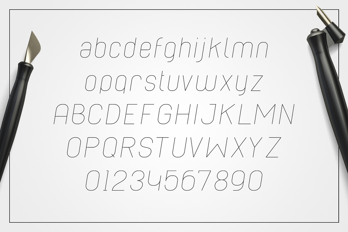 Cabo Rounded Thin Italic preview 2
