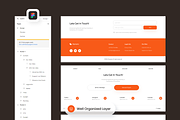 Footer - Section Website, an UI Kit Template by SLAB! Design (Thumbnail 3 of 4)