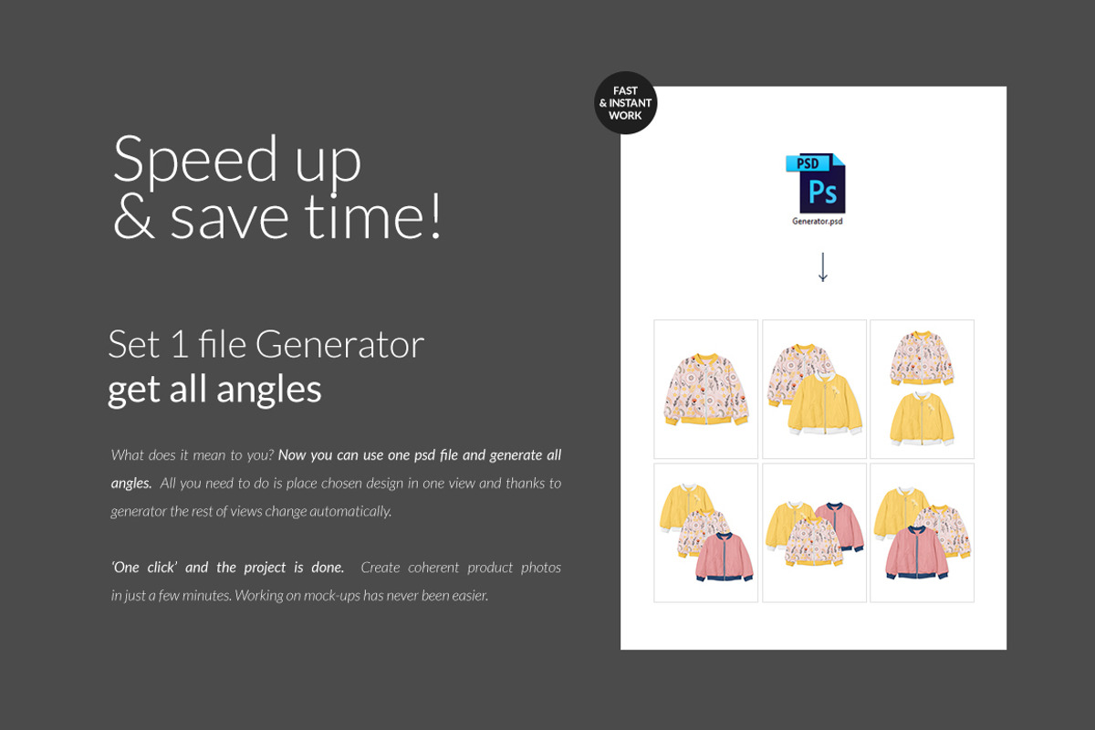 Baby Bomber Jacket Mock-ups Set, a Hoody Mockup by Mocca Mockups Store (Photo 2 of 22)