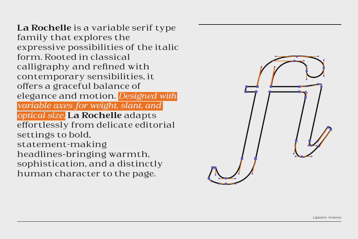 La Rochelle | Serif Family-83 Style, a Serif Font by Black Studio (Photo 11 of 15)