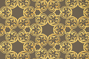 Golden Decorative Patterns, a Pattern Graphic by BazziBa♥ (Thumbnail 4 of 7)