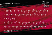 Fighter Attack, a Handwritten Font by Letterara (Thumbnail 13 of 15)