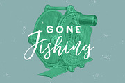 Fishing - Vintage Illustration Set, an Illustration by Graphic Goods (Thumbnail 5 of 6)