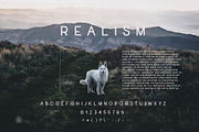 Realism Font, a Sans Serif Font by Webvilla Studio (Thumbnail 3 of 6)