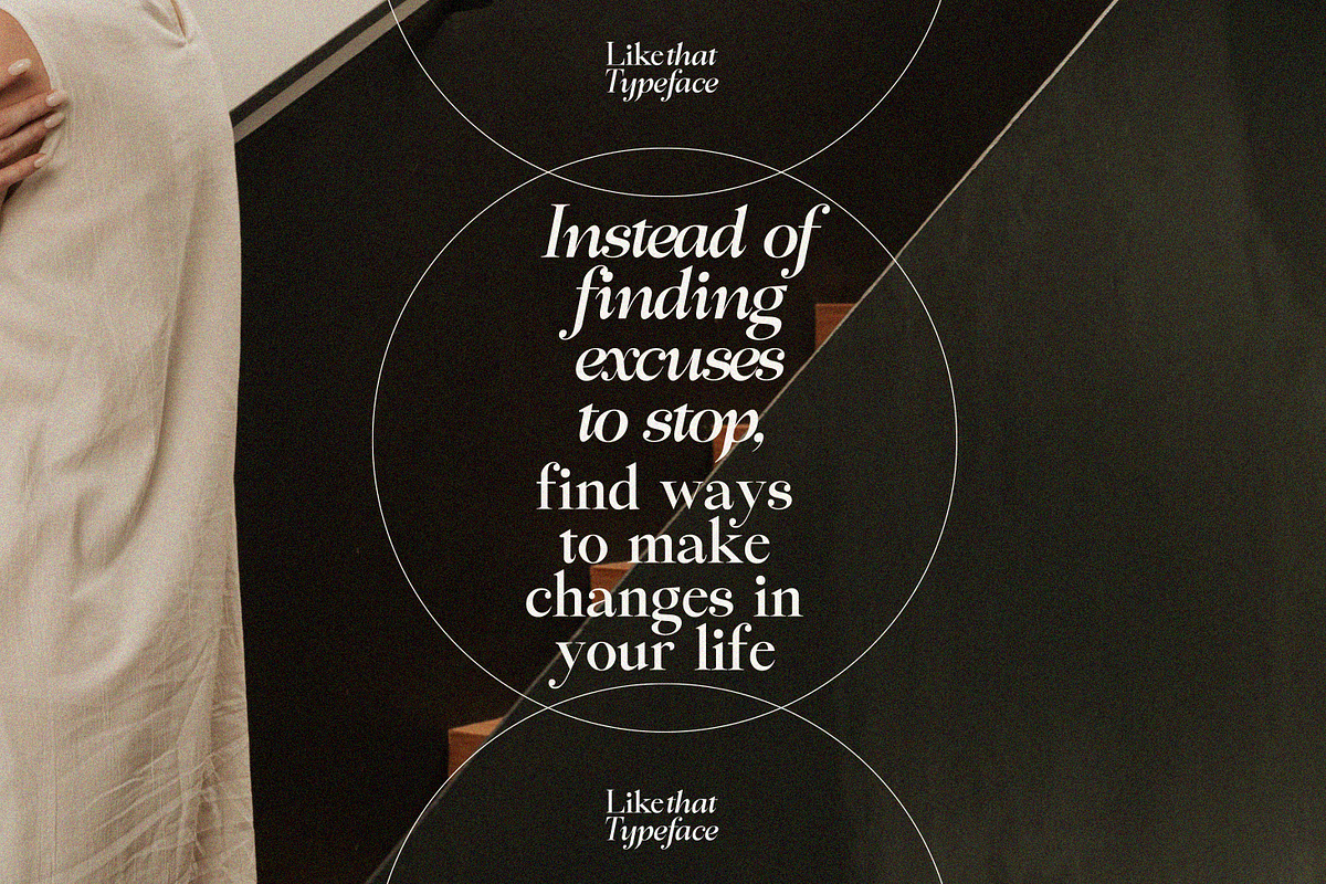 Likethat Font, a Serif Font by zeenesia (Photo 4 of 20)