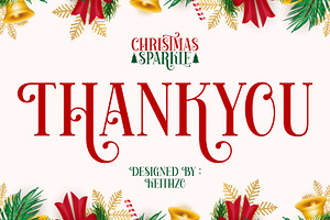 Christmas Sparkle - Christmas Font