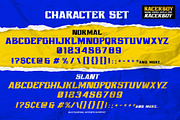 Recerboy - Racing Themes Display Fon, a Font by Gassstype (Thumbnail 7 of 8)