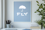 Cumulus Clouds Letters Overlays, a Symbol Font by PhotoSpirit (Thumbnail 5 of 8)