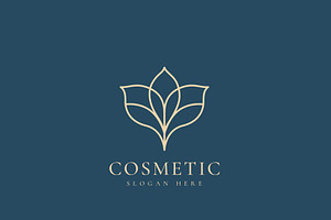 Beauty Flower Cosmetic Logo Template, a Branding & Logo Template by HueNestify