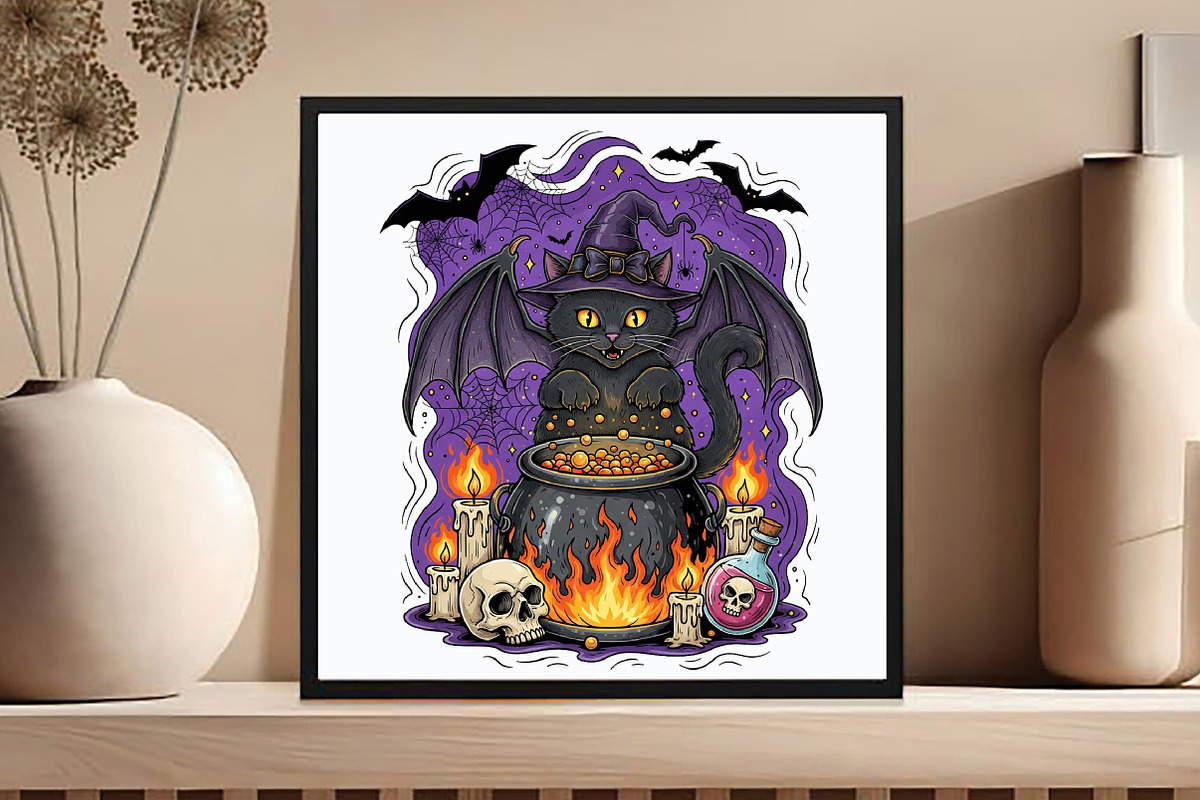 Black Cat Png,Halloween Png, Spooky, an Illustration by DreamCafeArt (Photo 5 of 7)