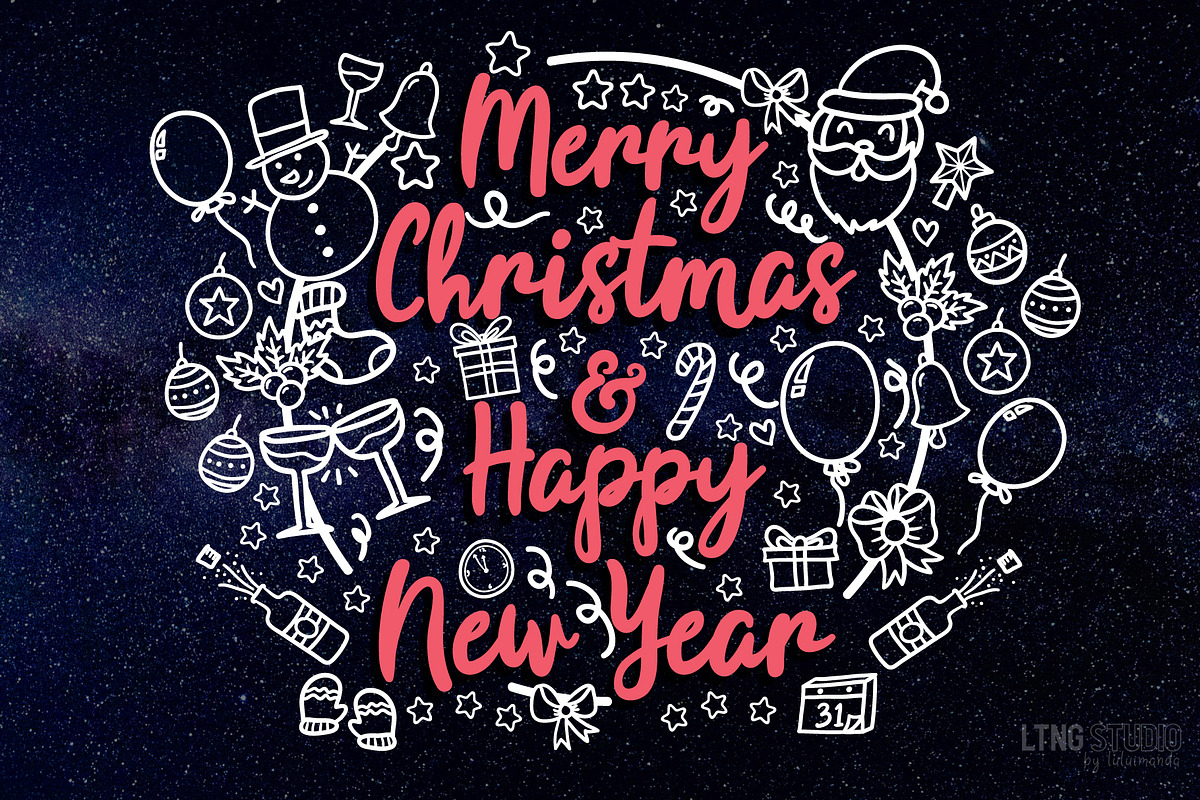 Joyfulness Script Font with Extras preview 6