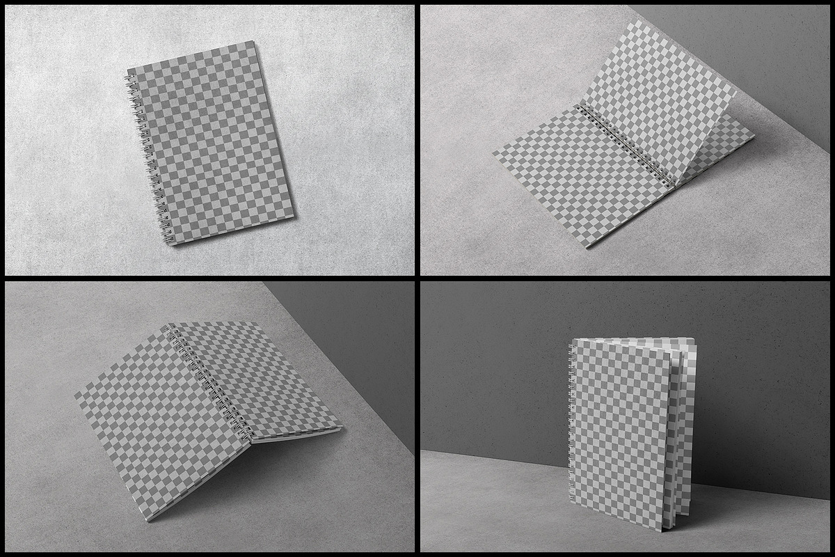 Spiral Notebook Mockup, a Books & Magazine Mockup by mockupbuys (Photo 2 of 10)