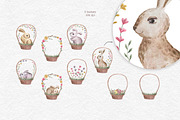 Watercolor easter clipart, an Illustration by CreativeByLu (Thumbnail 6 of 15)