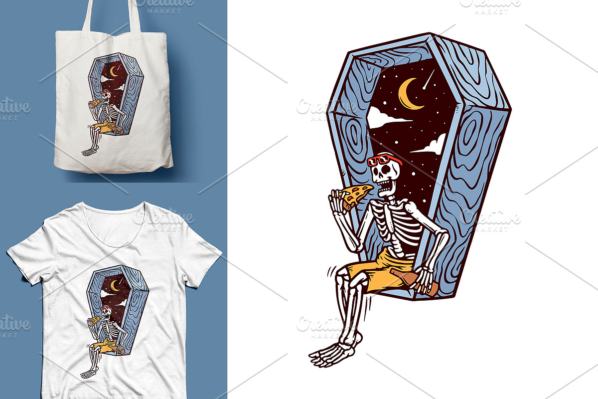 25 in 1 Bundle - Skull Illustrations, a Person Illustration by gunaonedesign (Photo 7 of 21)