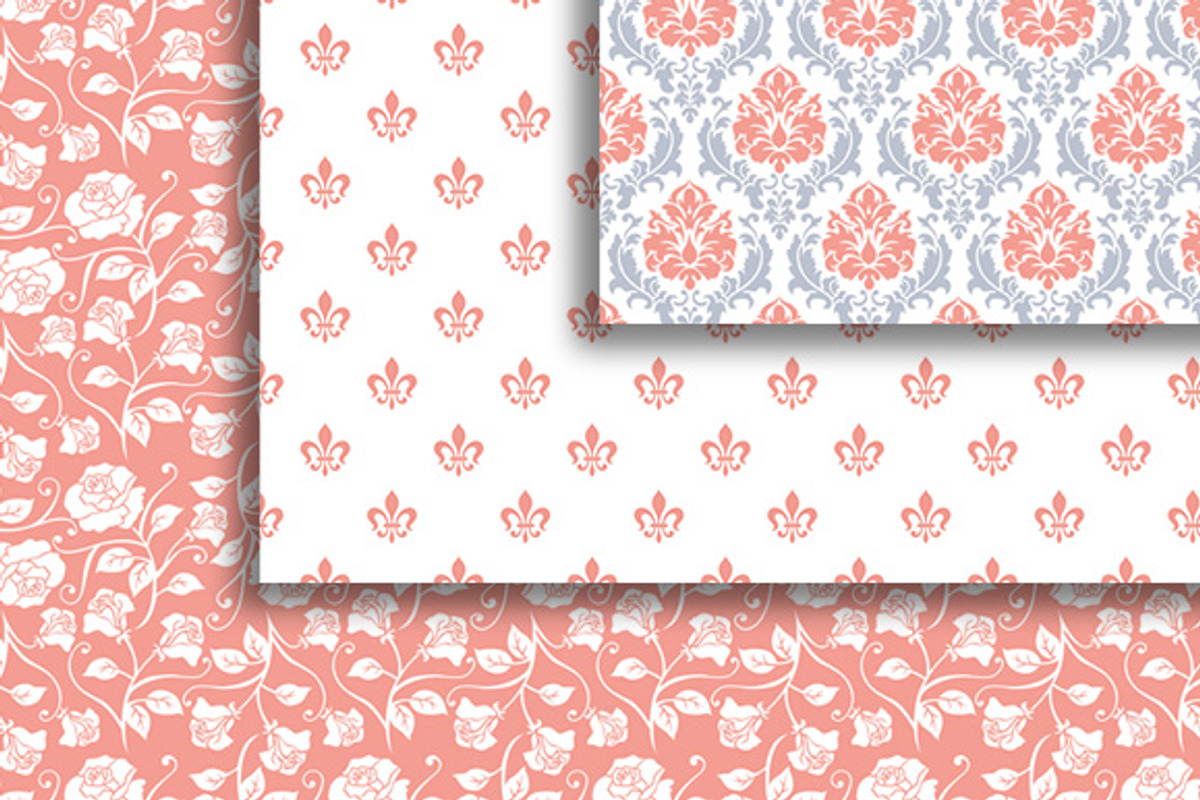 18 Versailles style papers + frames preview 2