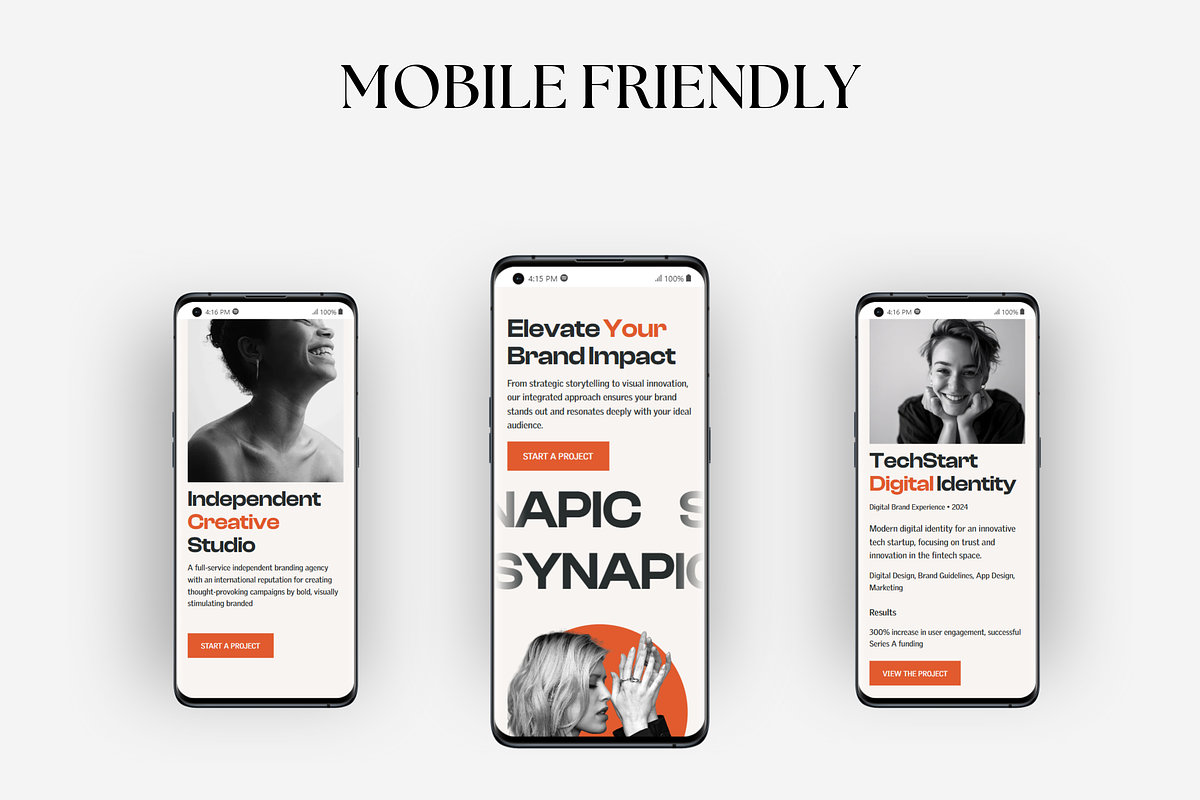 Squarespace 7.1 Website Template preview 3