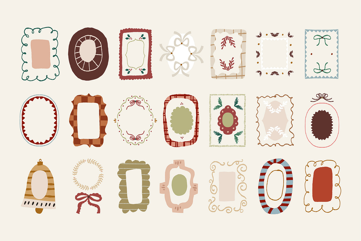 170+ Whimsical Frames & Bows, a Decorative Illustration by Olia (Photo 7 of 20)