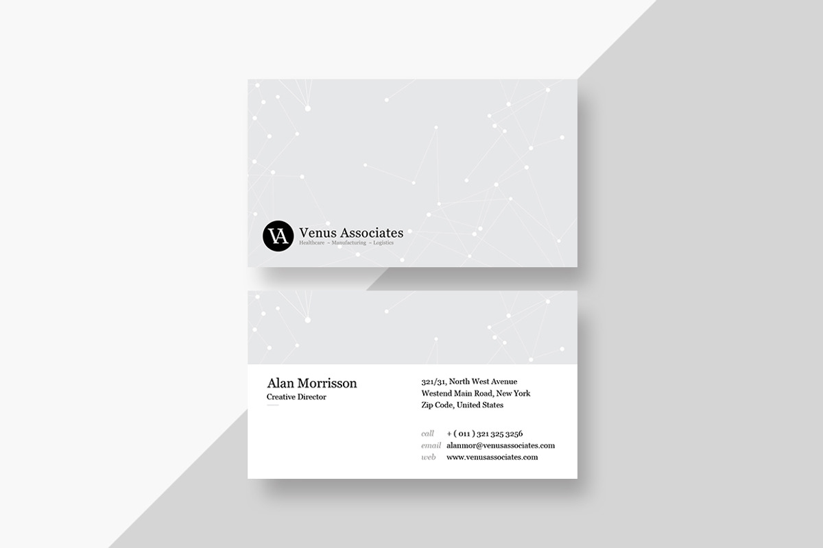 Elegant corporate business card, a Business Card Template by GraphicsEgg (Photo 1 of 3)