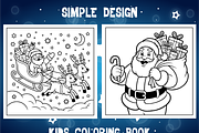 Happy Christmas Coloring Book, a Seasonal Illustration by Design Zone (Thumbnail 3 of 5)