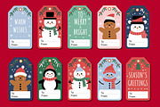 Christmas Gift Tag, a Stationery Template by MightyDesign (Thumbnail 1 of 7)