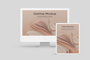 Clay Device Screen Mockup, an iPad Mockup by graphicpages (Thumbnail 5 of 11)
