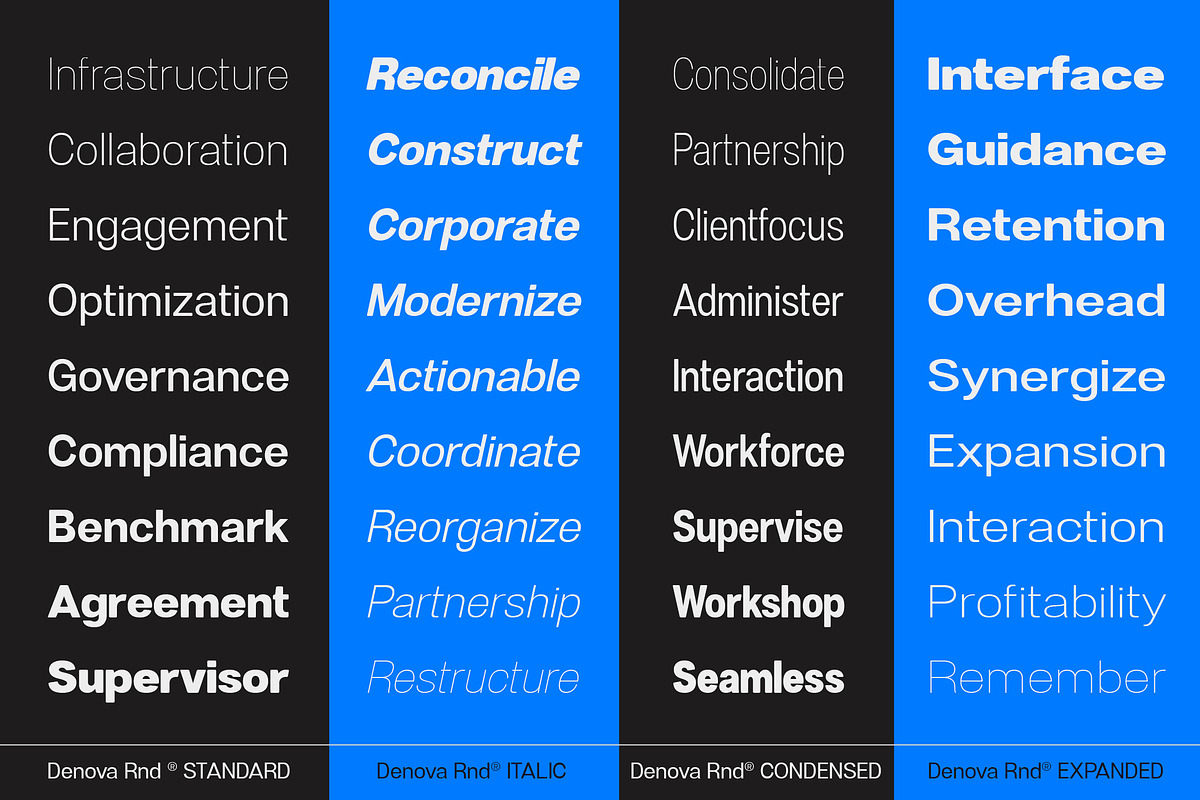 Denova Rounded, a Sans Serif Font by Fargun Studio (Photo 4 of 15)