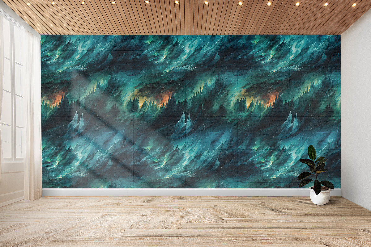 Aurora - Seamless Northern Light Art, a Pattern Graphic by Pixel Perfect Patterns (Photo 9 of 12)
